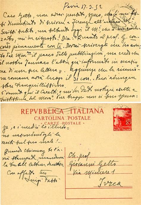 Lettera autografa di Giovanni Meli