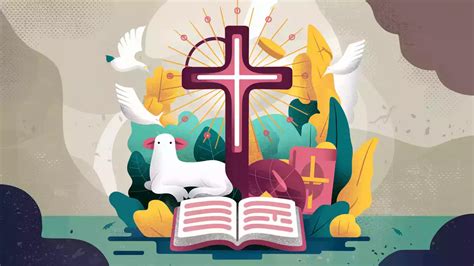 Schema grafico che illustra i pilastri della famiglia cristiana: amore, fedeltà, perdono e fede in Cristo.