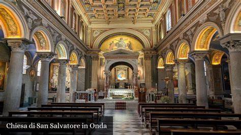 Foto dell'interno della Chiesa del SS. Salvatore in Onda a Roma