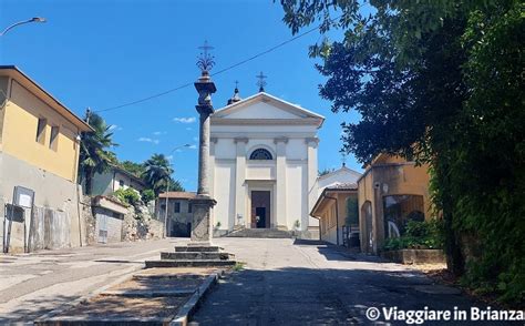 Veduta esterna della Chiesa di San Martino a Orsenigo, in posizione rialzata