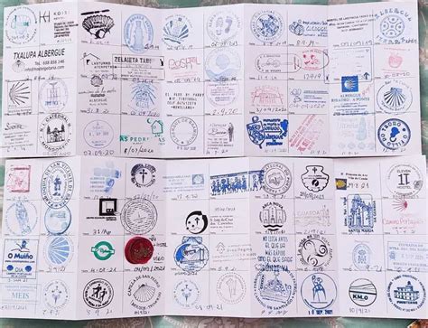 Schema che illustra come apporre correttamente i timbri sulla credenziale