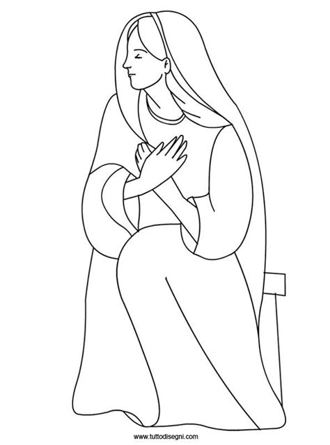 Bambini che colorano immagini religiose, Maria di Nazareth
