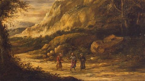 illustrazione della coppia di Emmaus che incontra Gesù Risorto