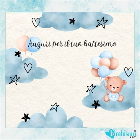 biglietto di auguri per battesimo