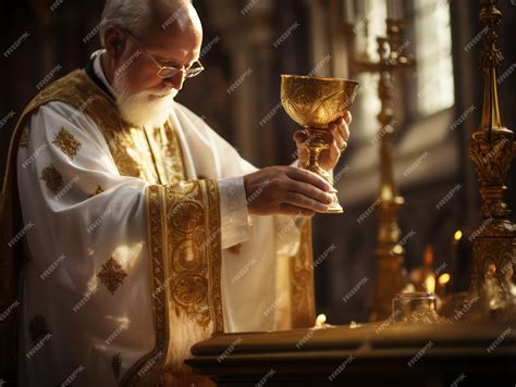 sacerdote durante una celebrazione liturgica