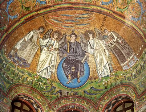 Mosaico del Cristo Cosmocratore dalla Chiesa di San Vitale, Ravenna, VI secolo