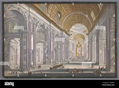 Veduta interna della Basilica di Montevergine con un'illustrazione dei monumenti storici