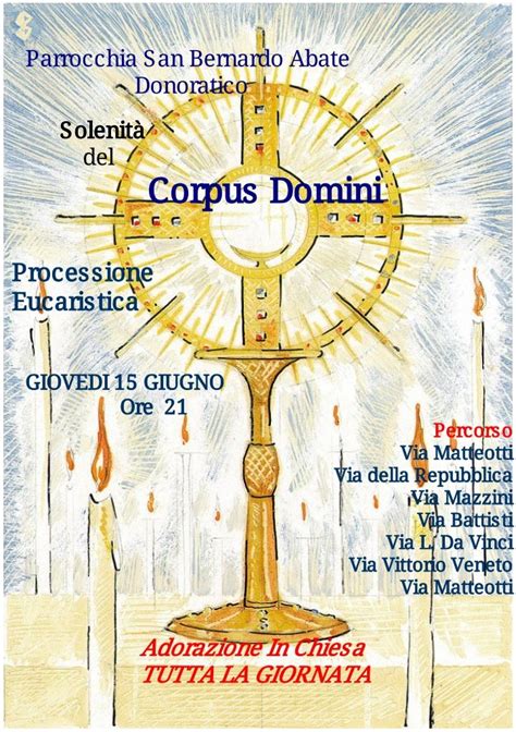 Processione eucaristica del Corpus Domini