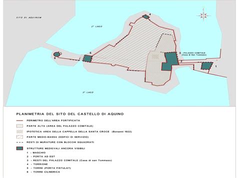 Mappa storica o planimetria del sito di Betania con indicazione della tomba e delle chiese sovrapposte