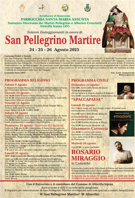 illustrazione del miracolo di San Pellegrino ad Altavilla Irpina o immagine del santuario
