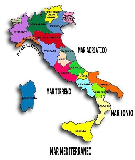 mappa dell'Italia che evidenzia le regioni a maggiore concentrazione del nome Vito