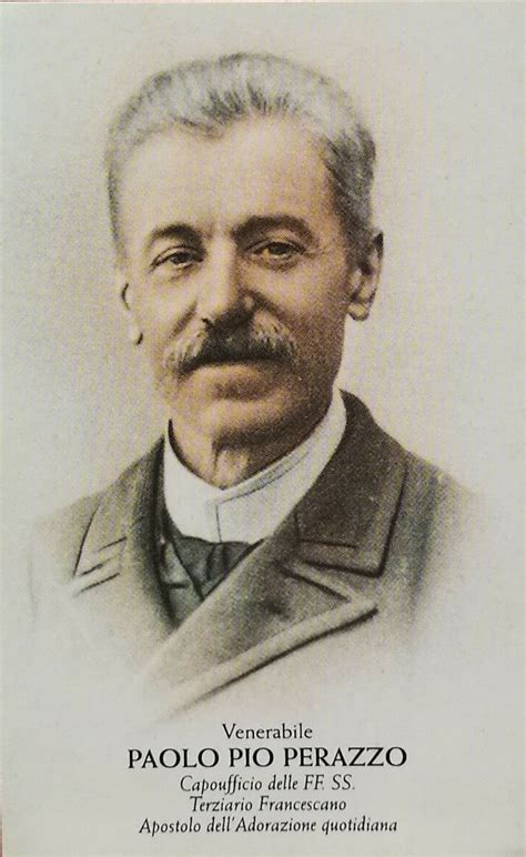 Paolo Pio Perazzo in una foto d'epoca