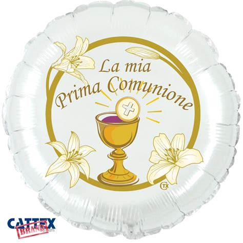 Illustrazione con simboli della Prima Comunione e della Fede