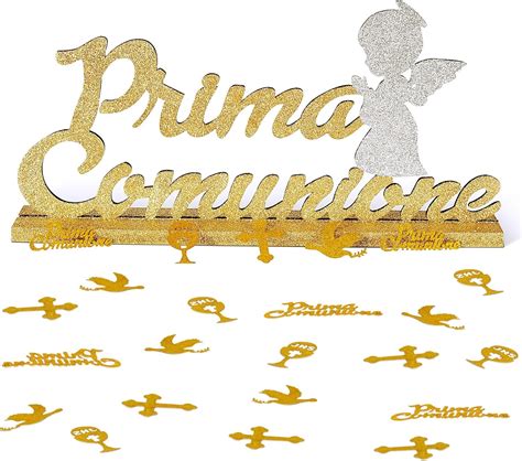 Infografica: Centrotavola per Prima Comunione con diverse opzioni