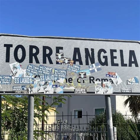 Mappa del territorio di Torre Angela con l'indicazione della sede parrocchiale principale e delle tre cappelle sussidiarie
