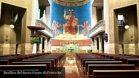 Pianta architettonica della Basilica del Sacro Cuore di Cristo Re con indicazione della pianta ibrida