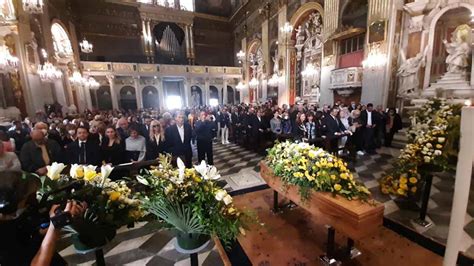 Foto d'archivio dei funerali di Rosario Livatino nella Chiesa di San Diego, 1990