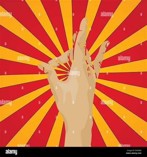 illustrazione di una mano benedicente divina