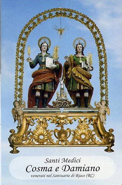 Iconografia dei Santi Cosma e Damiano con strumenti medici e vasi da farmacia