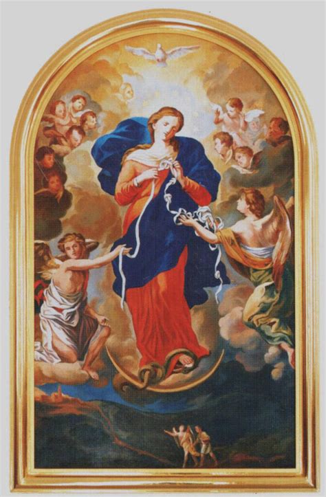 dipinto della Madonna che scioglie i nodi