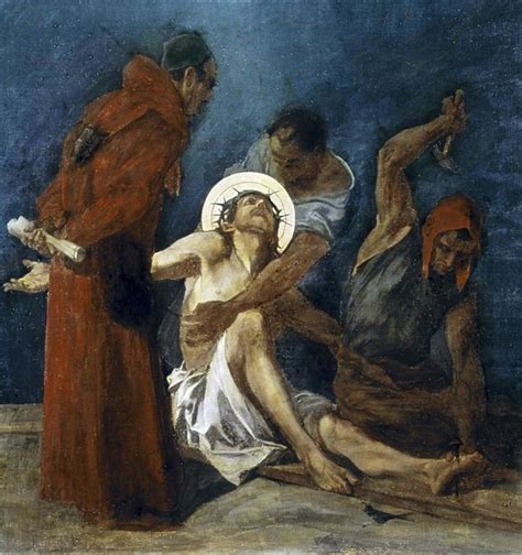 illustrazione di Gesù inchiodato alla croce