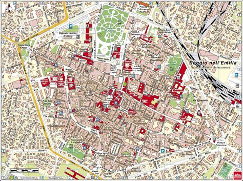 Mappa della provincia di Reggio Emilia con i punti dove si trovano i cinema menzionati