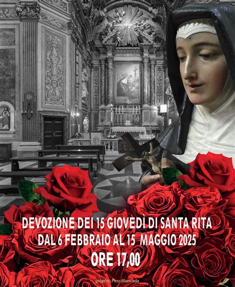Immagine simbolica dei quindici giovedì di Santa Rita