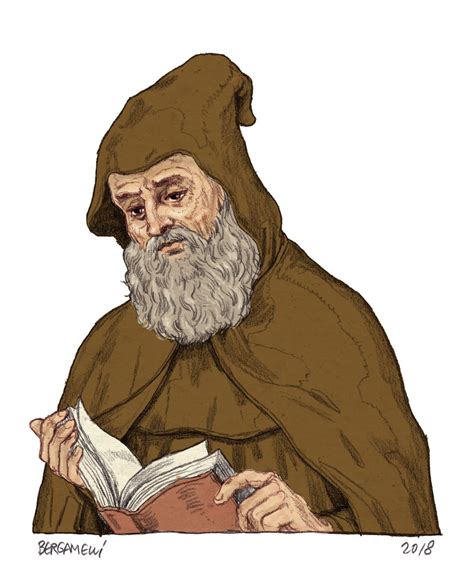 Illustrazione di Fra Matteo da Bascio con il suo