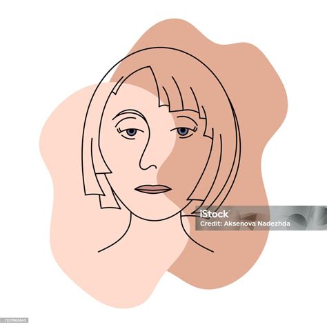 Illustrazione simbolica di una donna pensierosa ma determinata