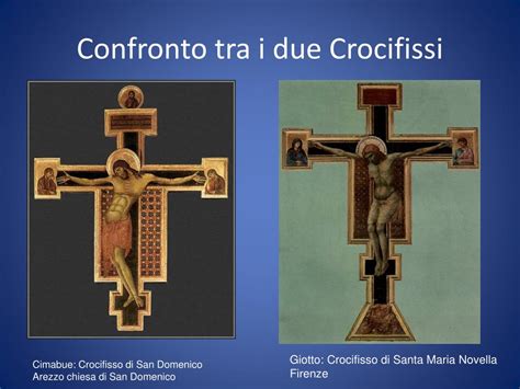 Confronto tra diversi crocifissi medievali
