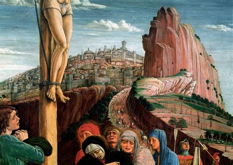 La Crocifissione di Mantegna (parte del Trittico di San Zeno, Louvre)