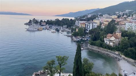 Veduta panoramica di Abbazia (Opatija) e della Riviera del Quarnero