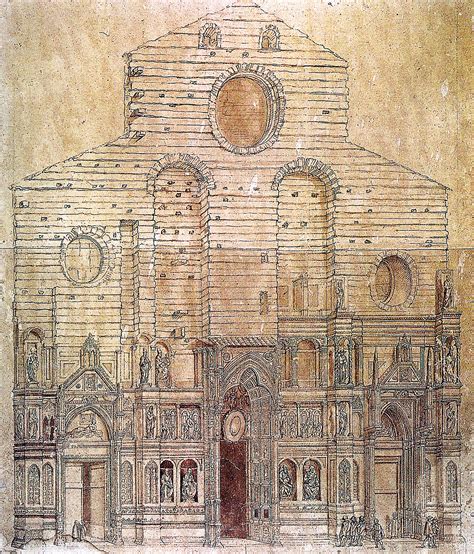 Ricostruzione della facciata originaria di Santa Maria del Fiore di Arnolfo di Cambio