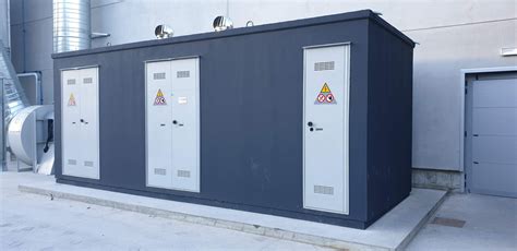 Immagine di un UPS industriale o di una cabina elettrica MT-BT