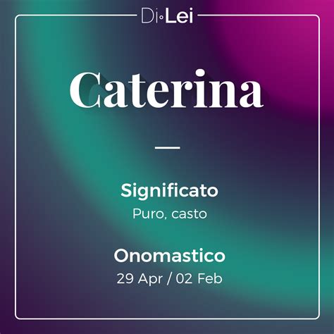 Semplice illustrazione grafica dell'etimologia del nome Caterina con radici greche