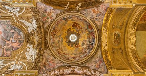 Affresco nella cupola di Santa Maria della Vittoria, Roma