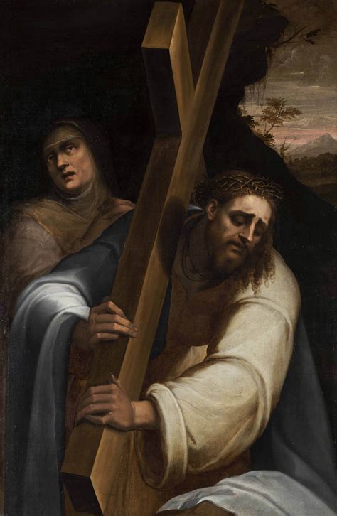 Cristo portacroce di Sebastiano del Piombo con Maria