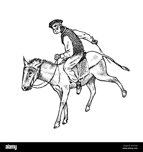 Illustrazione medievale di un uomo trasformato in asino.