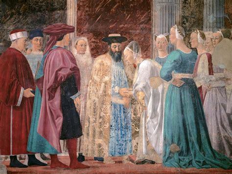 illustrazione biblica della Regina di Saba e Salomone