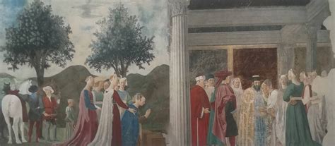 scena dell'incontro tra Salomone e la Regina di Saba nella Porta del Paradiso di Ghiberti