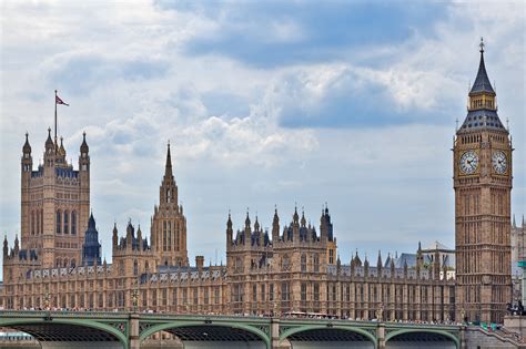 Panorama di Londra con il Big Ben, il Parlamento e il Tamigi