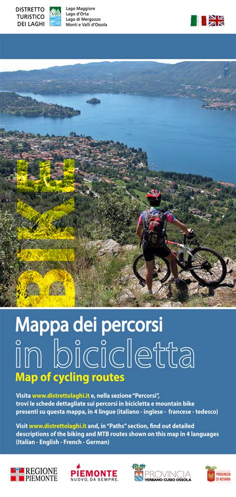 Mappa che mostra percorsi in bicicletta o escursioni nella natura per bambini