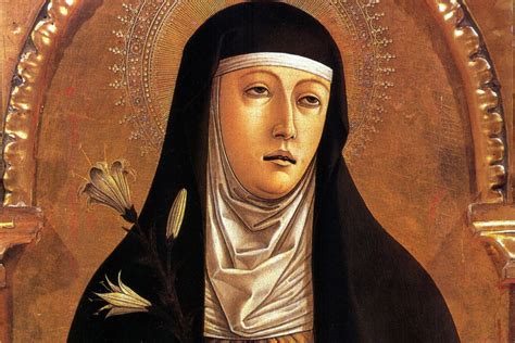 Illustrazione di Santa Chiara che scrive la Regola