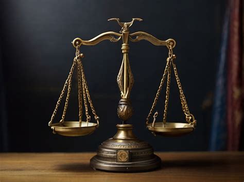 Bilancia della giustizia con documenti fiscali e monete