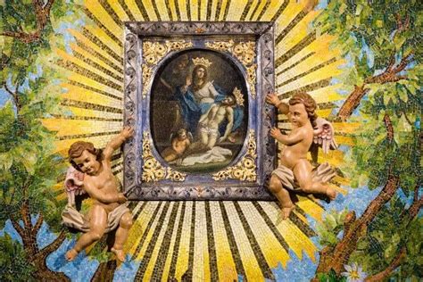 Riproduzione del quadro della Madonna del Romitello