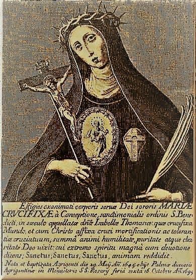 Ritratto o rappresentazione artistica di Suor Maria Crocifissa della Concezione