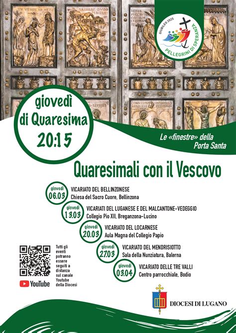 Cartellone quaresimale in chiesa con elementi settimanali