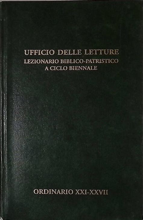 Copertina del Lezionario biblico-patristico a ciclo biennale