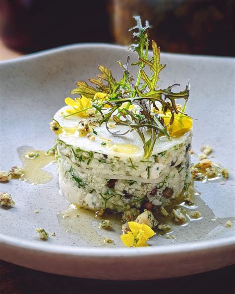 Piatto crudista del ristorante 42 Degrés