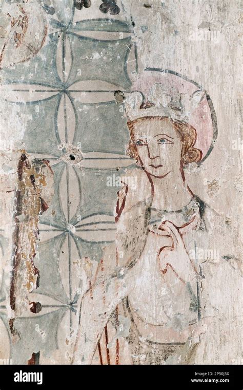 Esempio di pittura murale nella chiesa di Montecorone di Arcangelo Salvarani